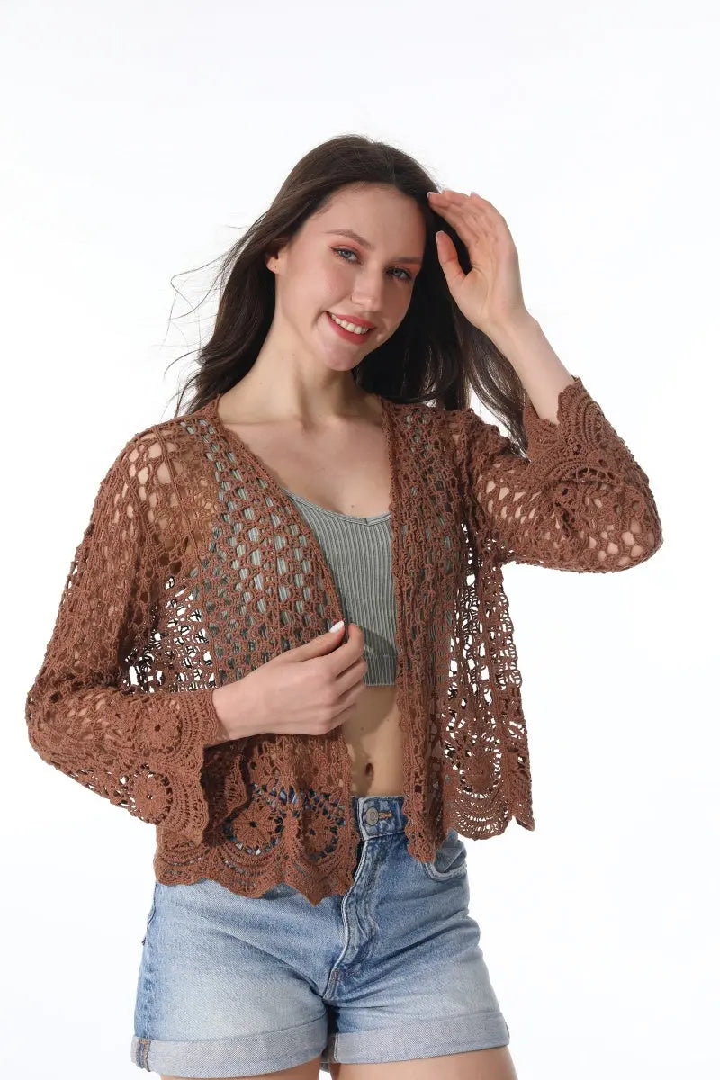 Lightweight Lace Cardigan – Boho Layer for All Seasons - NeoKira Unlimited