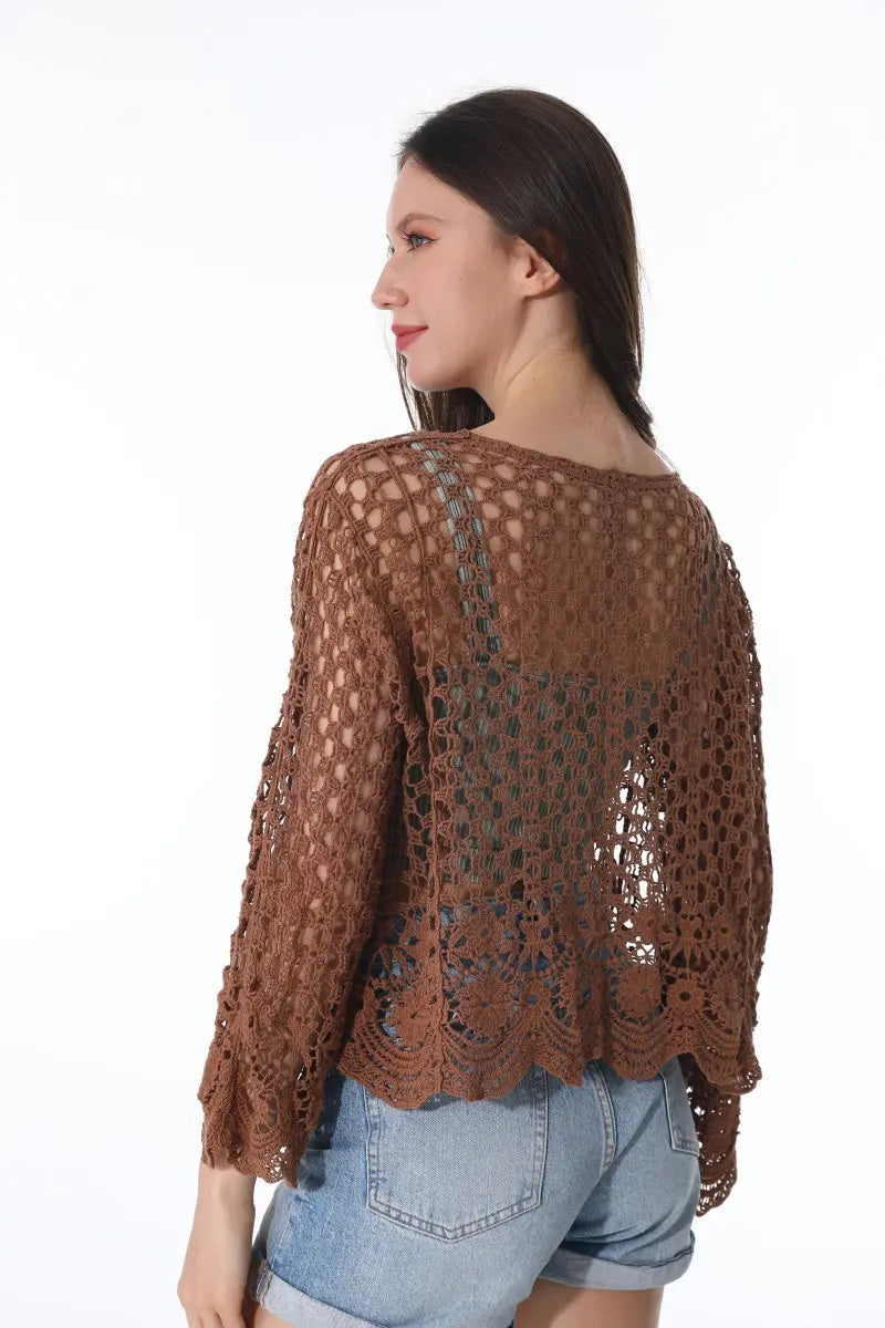 Lightweight Lace Cardigan – Boho Layer for All Seasons - NeoKira Unlimited