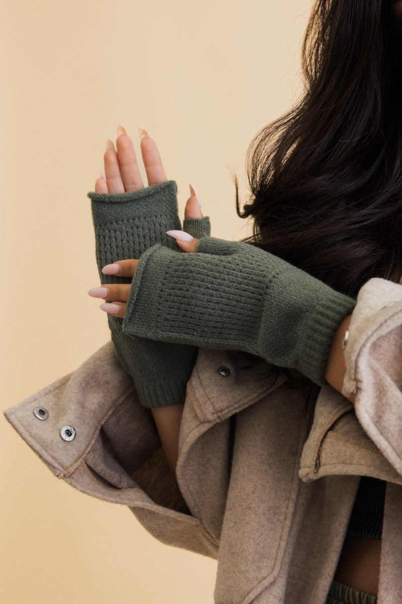 Open Mittens Phone Friendly Winter Hand Warmers - NeoKira Unlimited