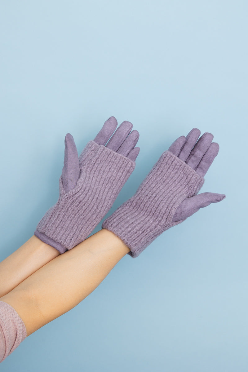 Cozy Knit Wool-Blend Touchscreen Gloves - NeoKira Unlimited