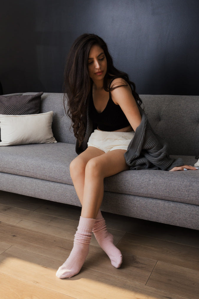 Pastel Dreams Slouchy Knit Socks - Casual Knitwear 🧦 - NeoKira Unlimited