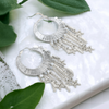 AANYA Duster Earrings NeoKira Unlimited Silver  