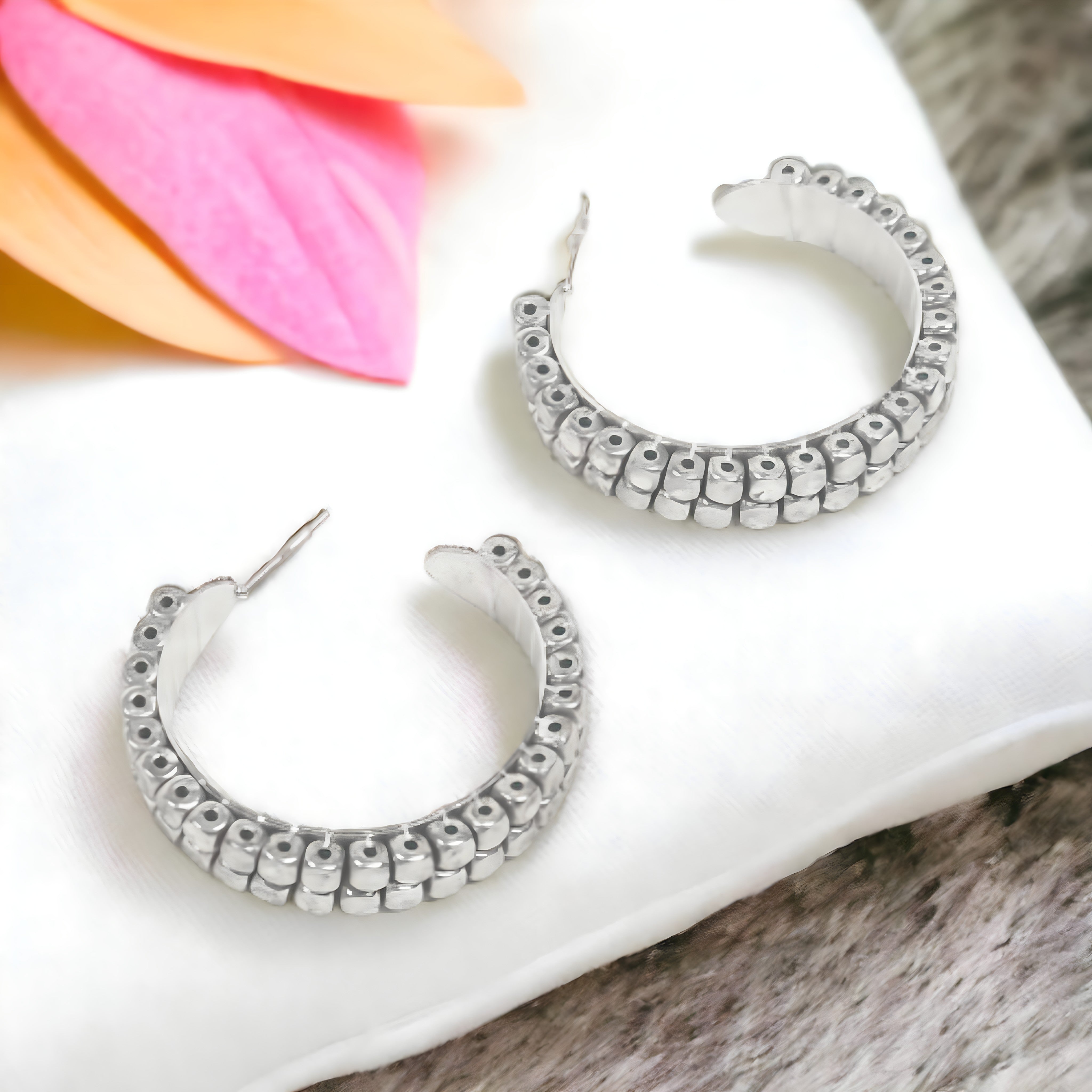 MEERA C-Hoop Earrings NeoKira Unlimited   