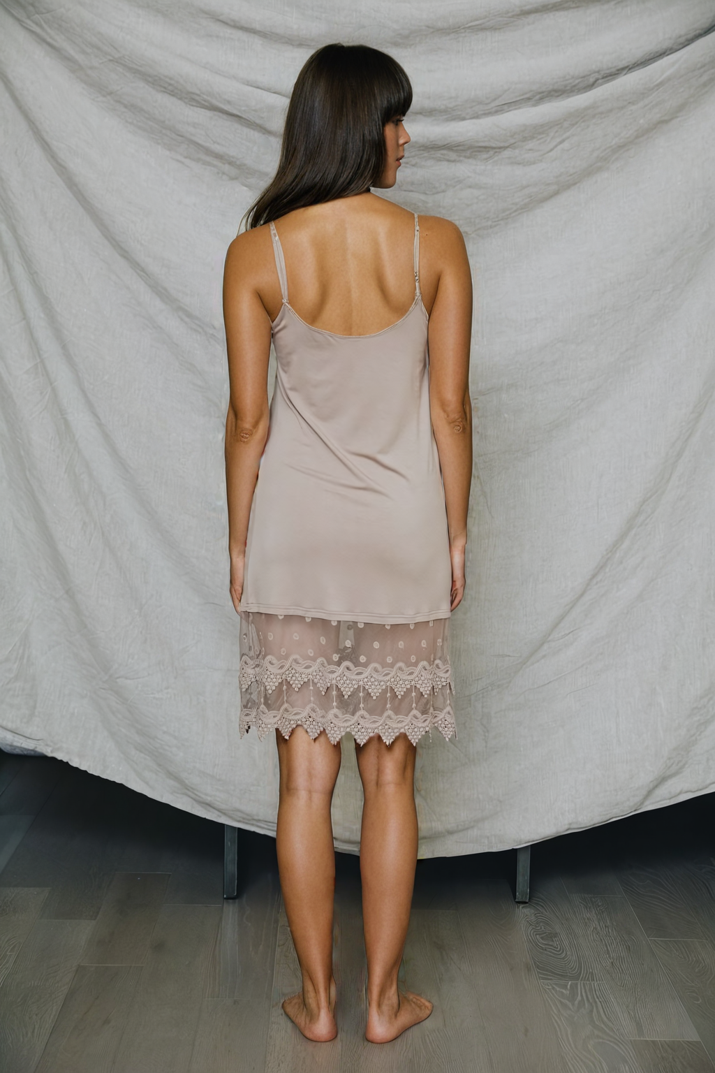 Polkadot Lace Slip Dress - NeoKira Unlimited