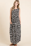 BOMBOM Leopard Maxi Dress with Pockets Maxi Dress Trendsi   