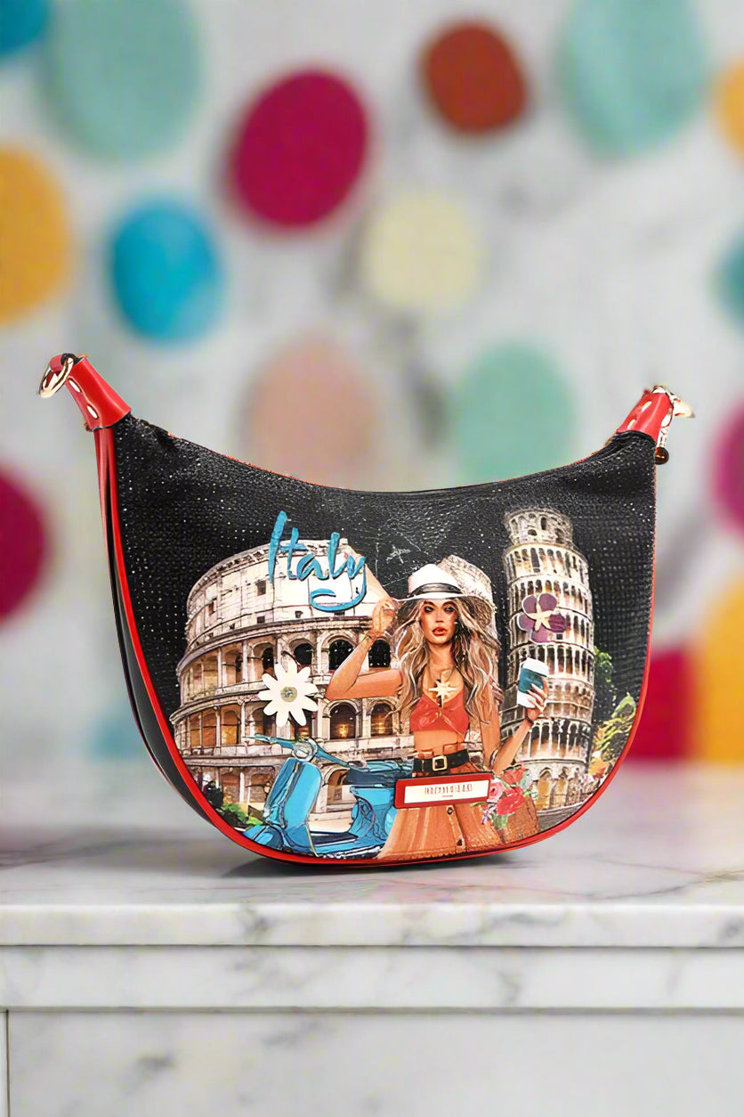 Nicole Lee USA Martha Travels Italy Boho Glam Shoulder Bag - NeoKira Unlimited