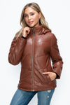 How Dare U Pocketed Zip Up Puffer Jacket with Removable Hood - NeoKira Unlimited