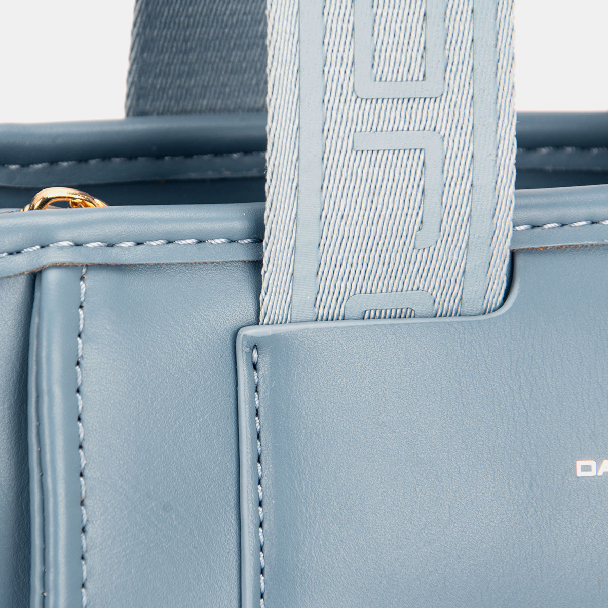 David Jones Small Handbag with Embossed Pattern Handles - NeoKira Unlimited