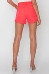 RISEN Full Size High Rise Cuffed Denim Shorts Denim Shorts Trendsi   