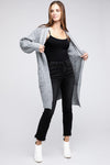 BiBi Twist Knitted Open Front Cardigan With Pockets Cardigan BiBi   