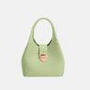 David Jones PU Leather Handbag Handbag Trendsi Light Green One Size 