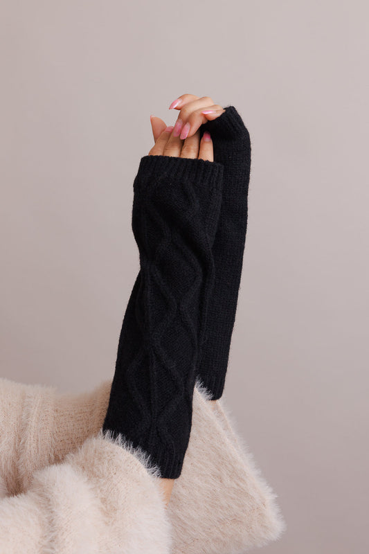 Aran Soft Knitted Arm Warmer - NeoKira Unlimited