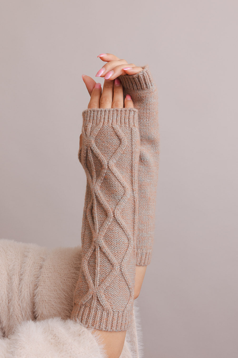 Aran Soft Knitted Arm Warmer - NeoKira Unlimited