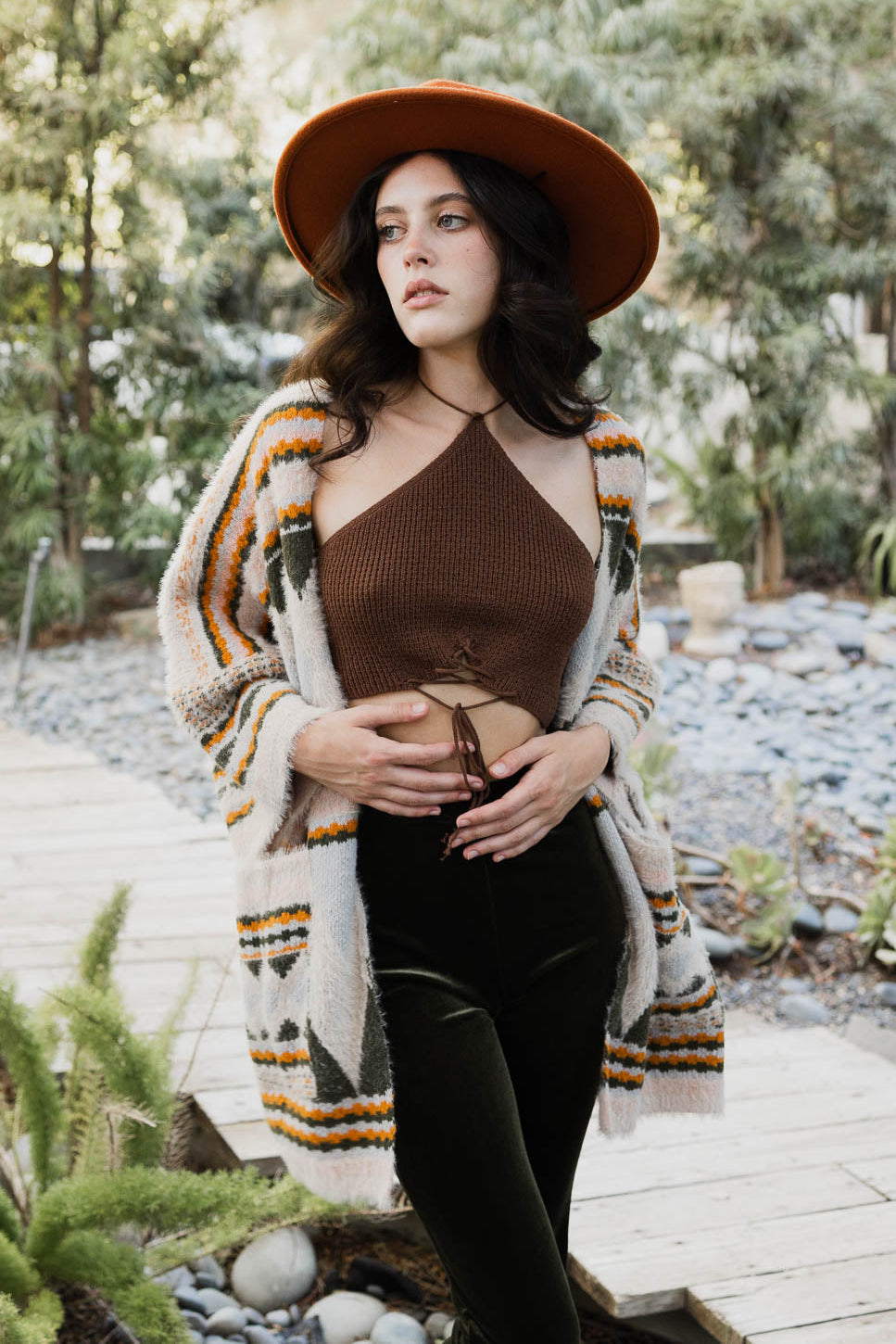 Aztec Dreams Faux Hair Pocket Ruana - NeoKira Unlimited