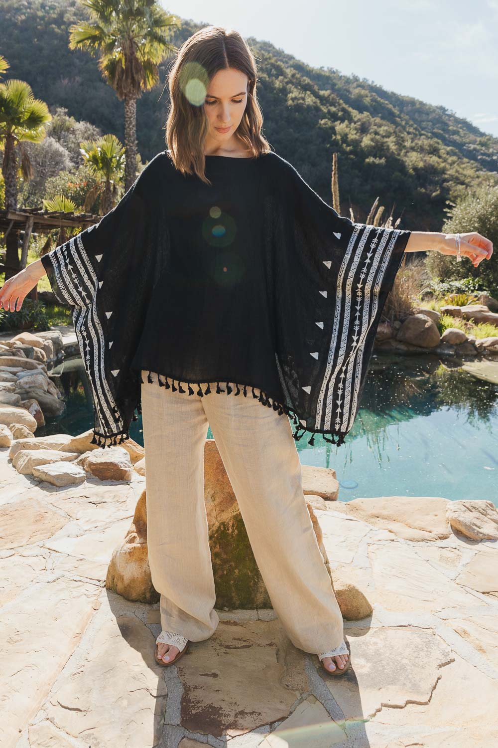 Aztec Embroidered Tunic - NeoKira Unlimited