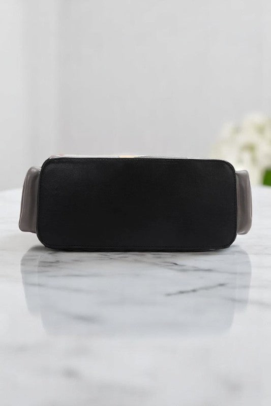 Nicole Lee USA Eco-Leather Handbag with Side Pockets - NeoKira Unlimited