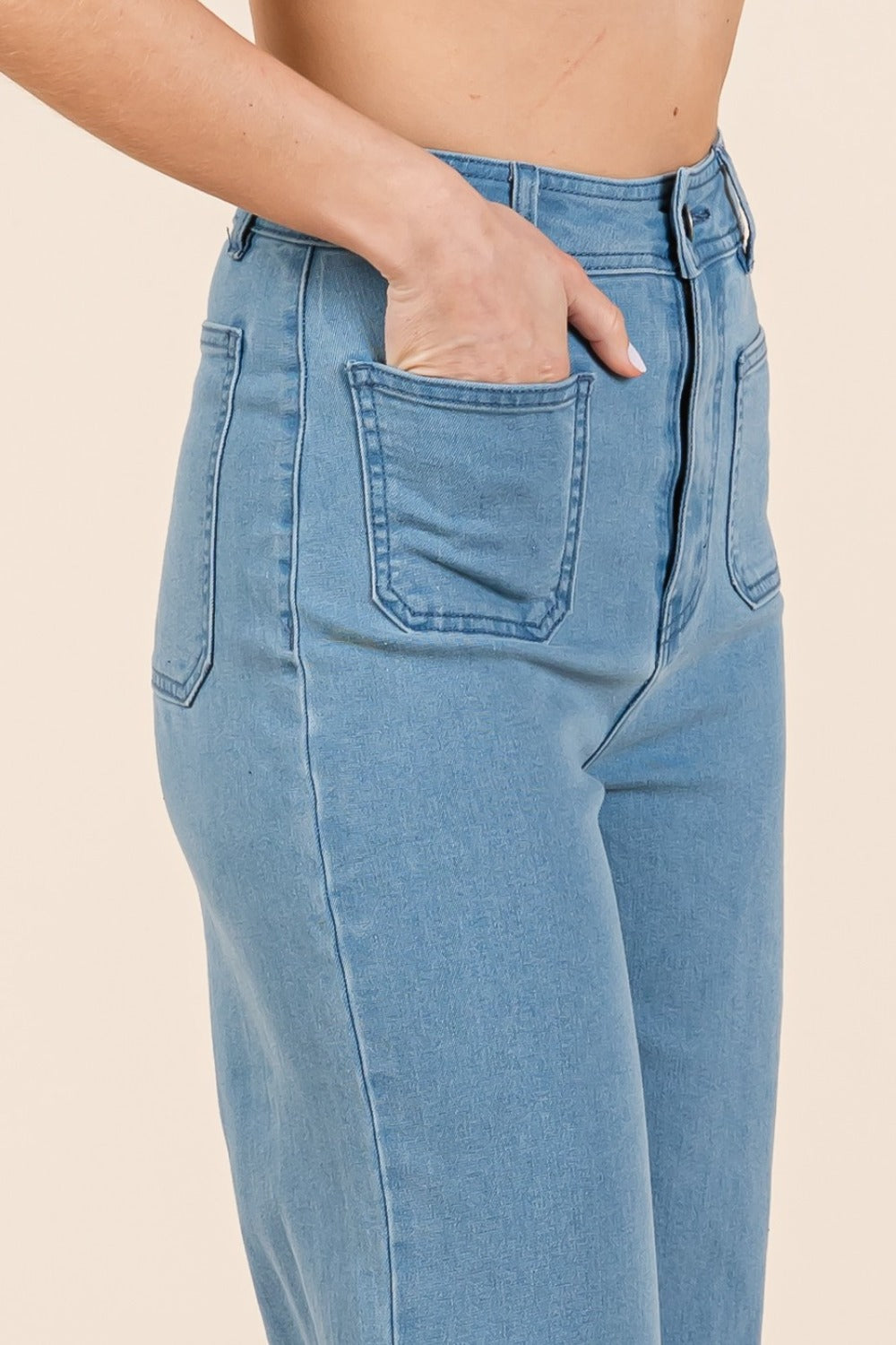 Mittoshop High Waist Wide Leg Jeans - NeoKira Unlimited