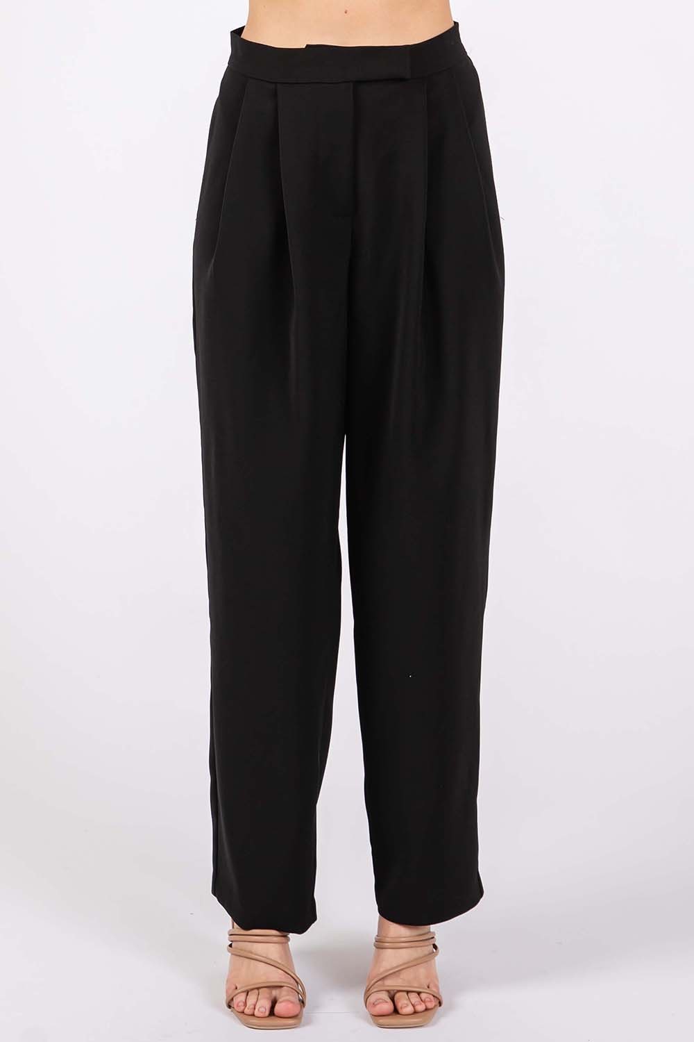 GeeGee High-Waisted Pleated Pants - NeoKira Unlimited