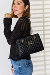 David Jones Quilted PU Leather Handbag Handbag Trendsi   