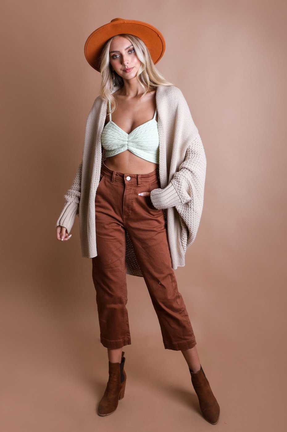 Bat Sleeve Knit Cardigan - NeoKira Unlimited