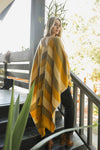 Striped Woven Ruana Ponchos Leto Collection   