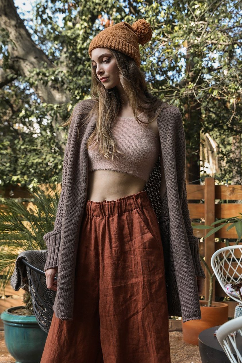 Bat Sleeve Knit Cardigan - NeoKira Unlimited