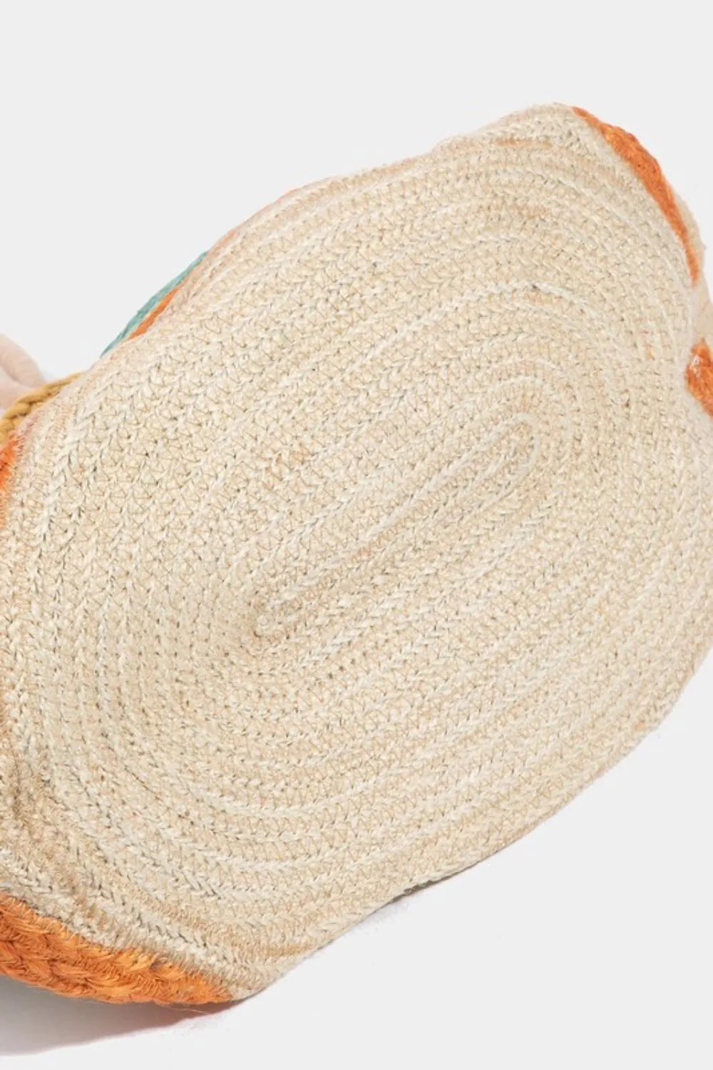 Fame Wavy Rainbow Straw Tote Bag - NeoKira Unlimited