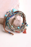 Beaded Suede Bracelet Bracelets Leto Collection   