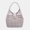 David Jones Rivet Decor Handbag Handbag Trendsi Grey One Size 