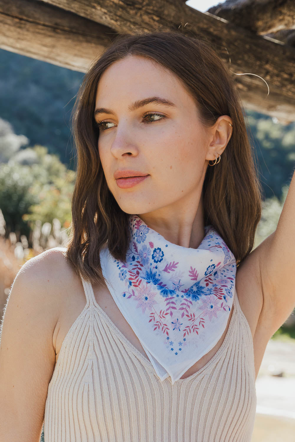 Blissful Bloom Floral Bandana - NeoKira Unlimited