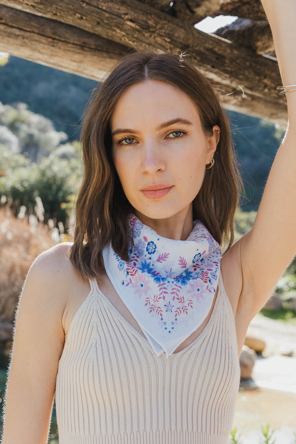 Blissful Bloom Floral Bandana - NeoKira Unlimited