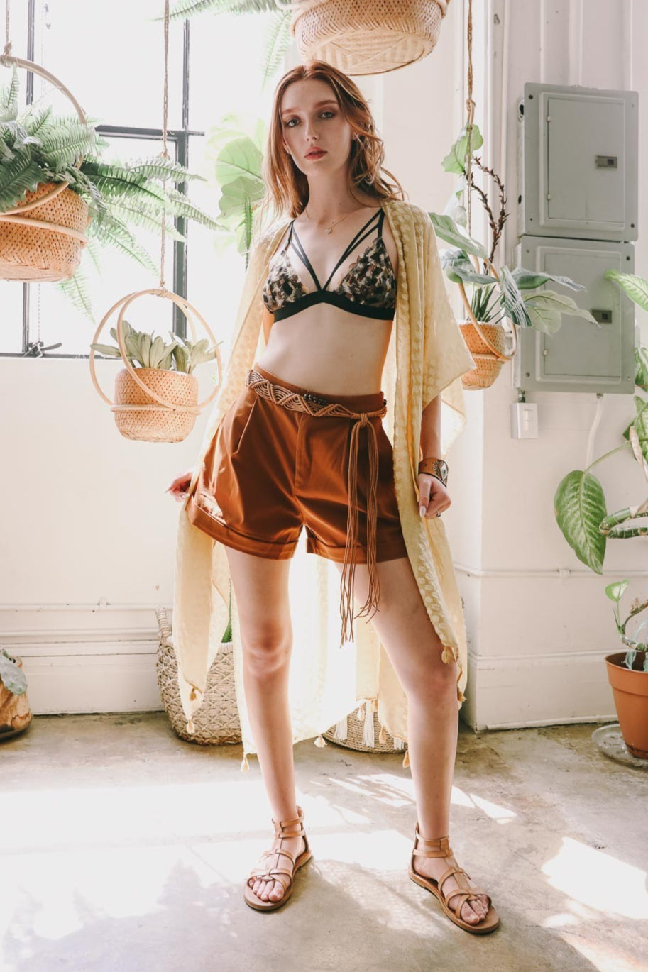 Bohemian Braided Bead Belt - NeoKira Unlimited