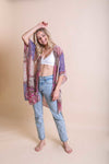 Bohemian Burnout Velvet Kimono Ponchos Leto Collection   