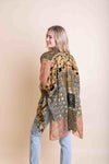 Bohemian Burnout Velvet Kimono Ponchos Leto Collection   