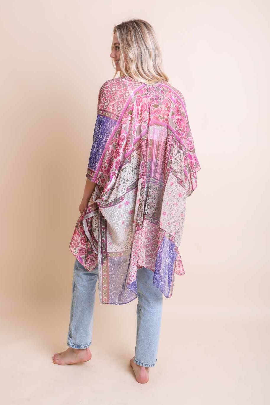 Bohemian Burnout Velvet Kimono - NeoKira Unlimited