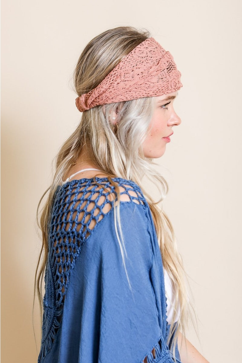 Bohemian Lace Headwrap Headwrap Leto Collection   