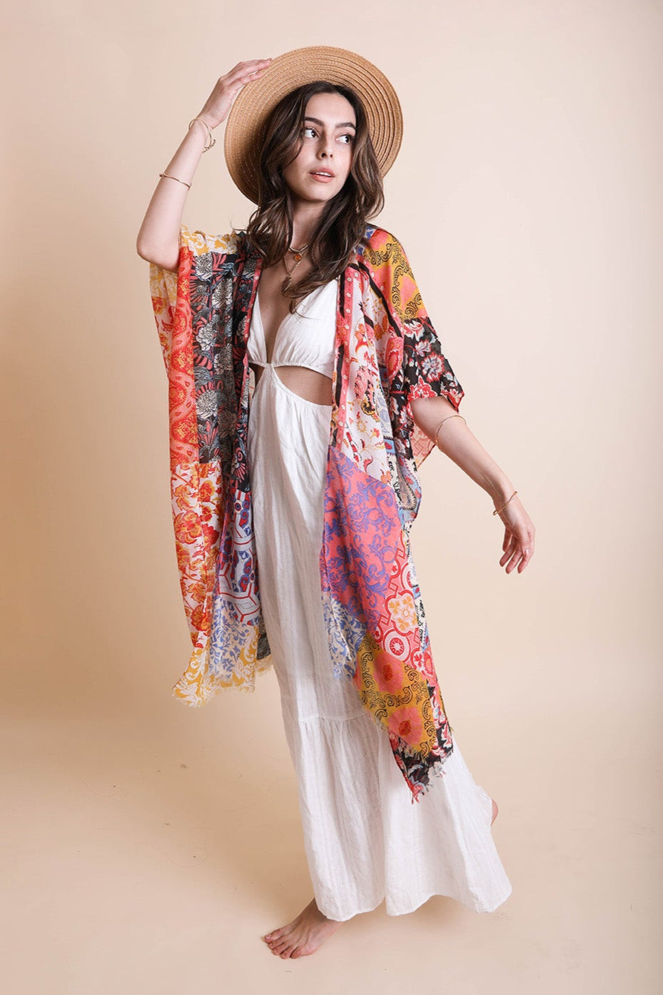 Boho Patchwork Kimono - NeoKira Unlimited