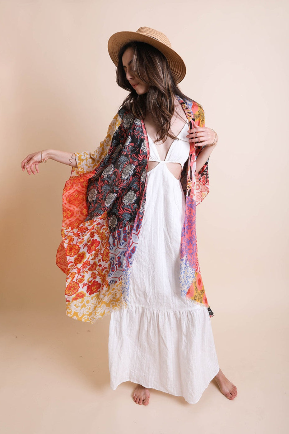 Boho Patchwork Kimono - NeoKira Unlimited