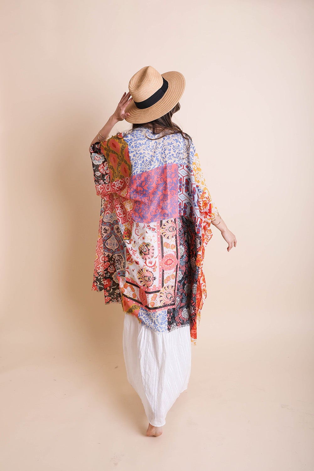 Boho Patchwork Kimono Kimono Leto Collection   