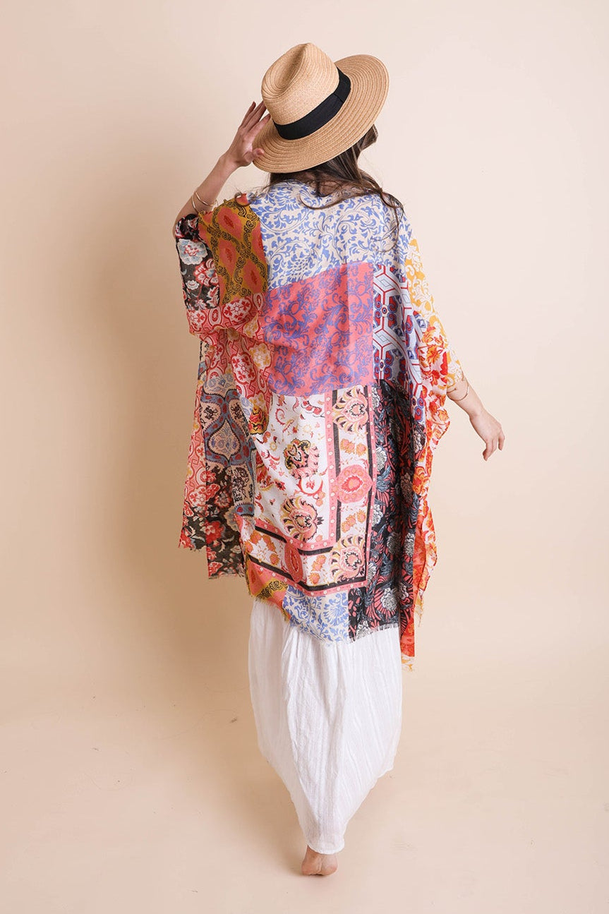 Boho Patchwork Kimono - NeoKira Unlimited