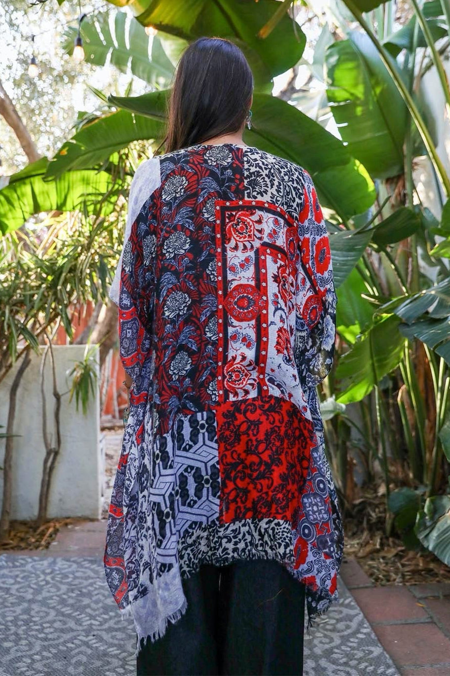Boho Patchwork Kimono - NeoKira Unlimited