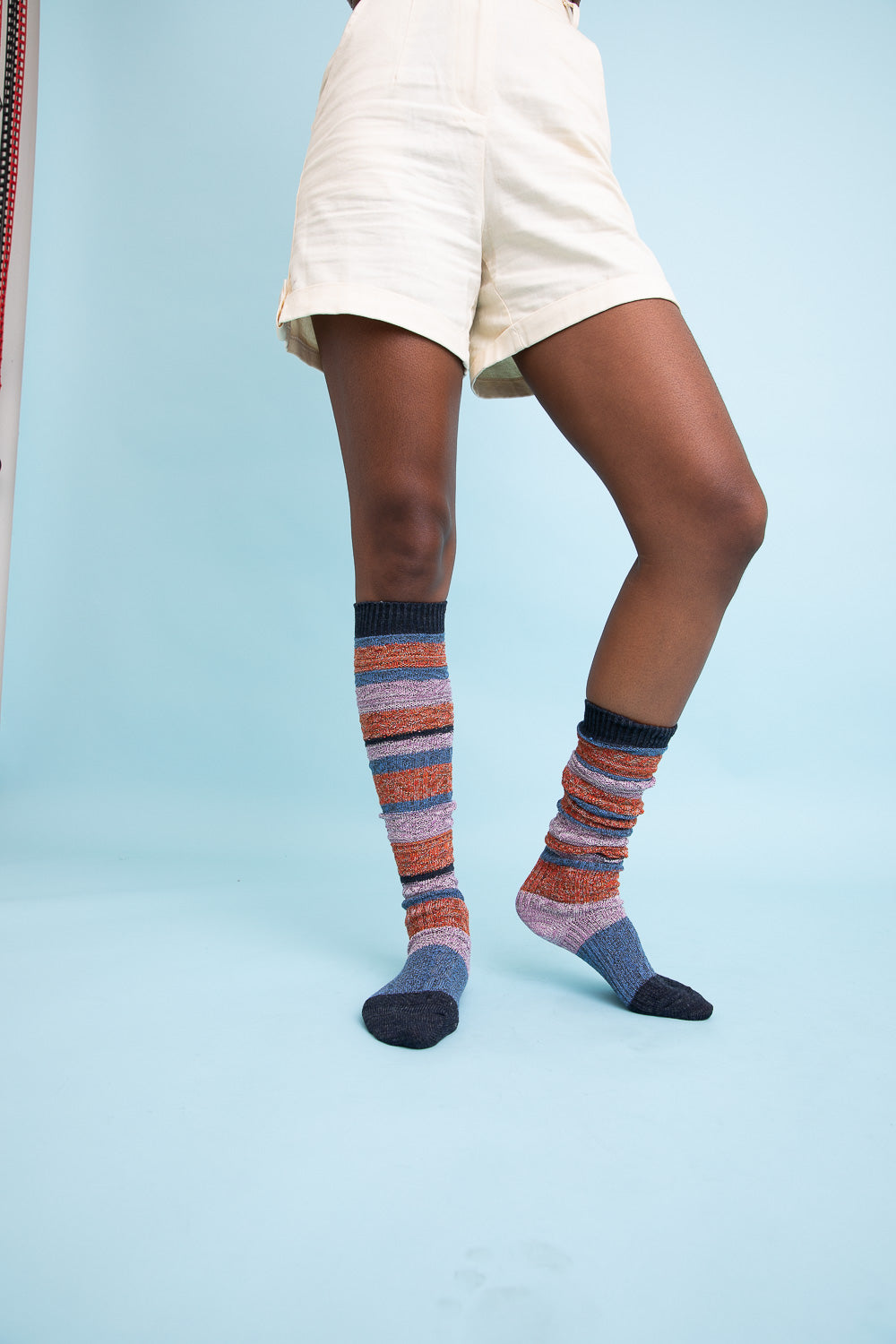Boho Stripe Boot Socks - NeoKira Unlimited
