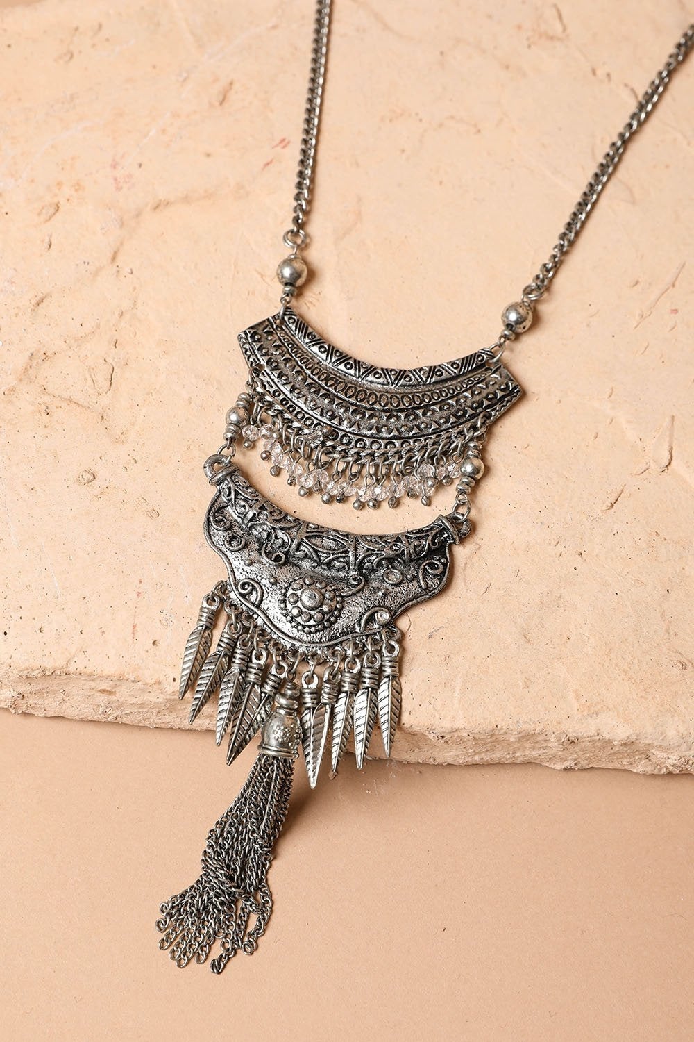 Boho Tassel Statement Necklace - NeoKira Unlimited