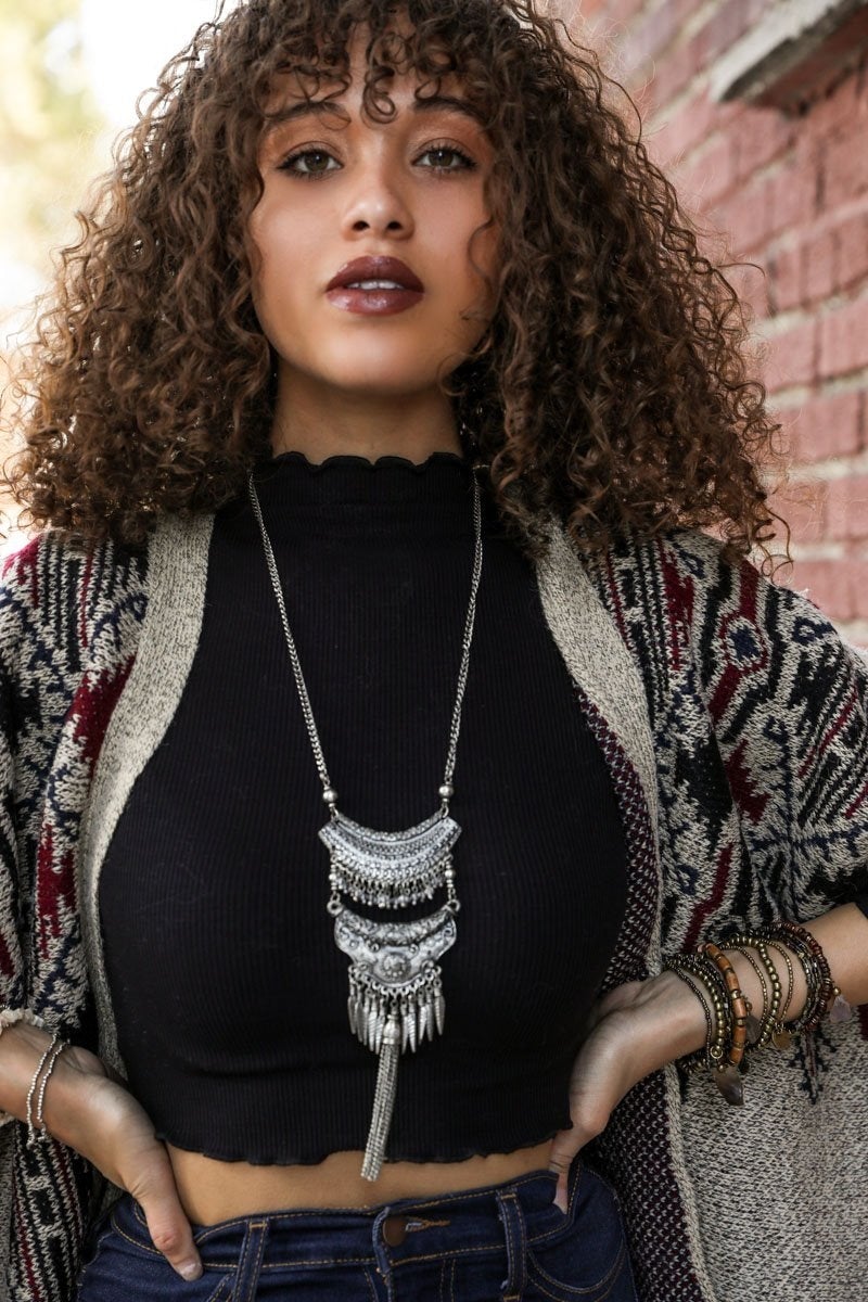 Boho Tassel Statement Necklace - NeoKira Unlimited
