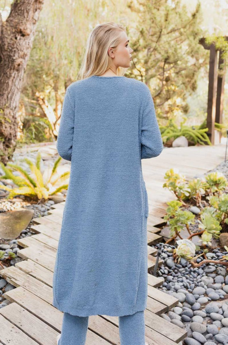 Ultra-soft Boucle Longline Cardigan - NeoKira Unlimited
