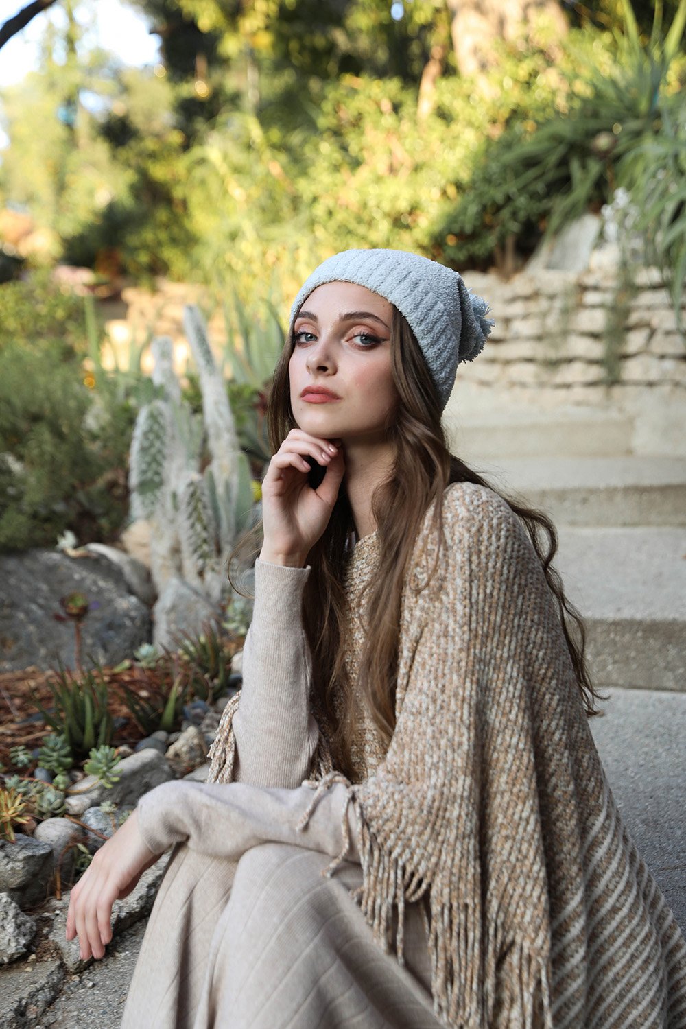 Boucle Pom Beanie Beanies Leto Collection   