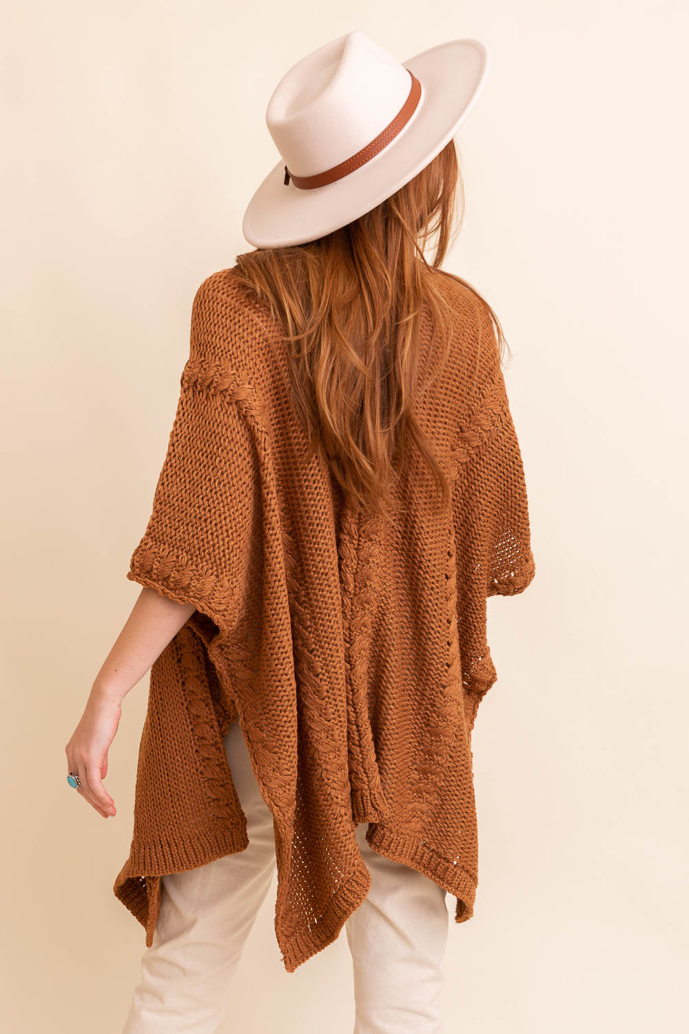 Braided Kurt Ruana Ponchos Leto Collection   