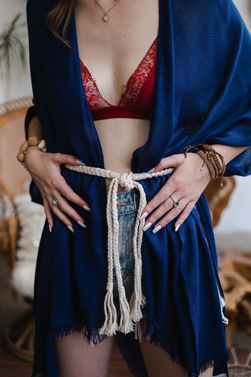 Boho Braided Rope Belt - NeoKira Unlimited