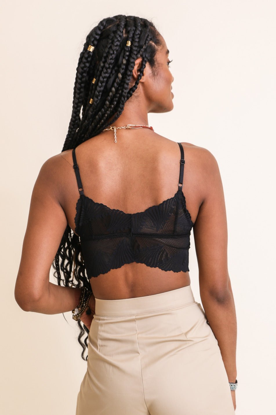 Butterfly Scallop Lace Bralette - NeoKira Unlimited