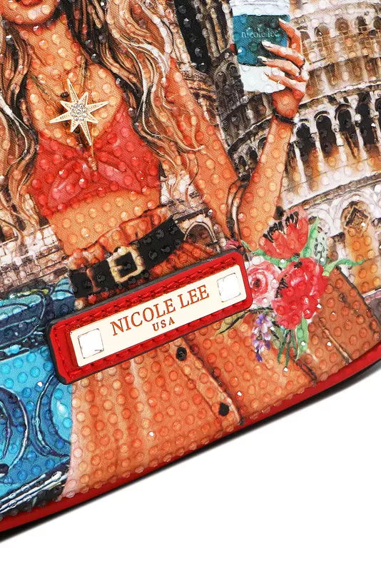 Nicole Lee USA Martha Travels Italy Boho Glam Shoulder Bag - NeoKira Unlimited
